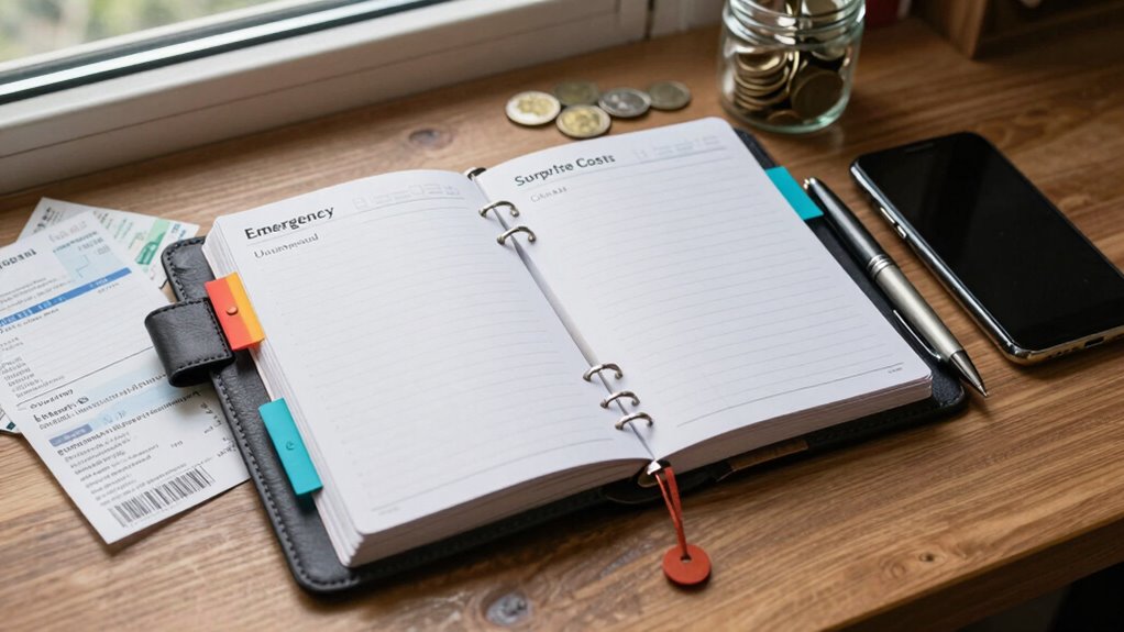 unexpected expenses can surprise you