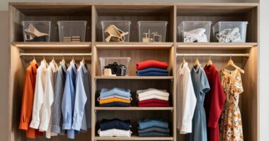 visible clothing organization system