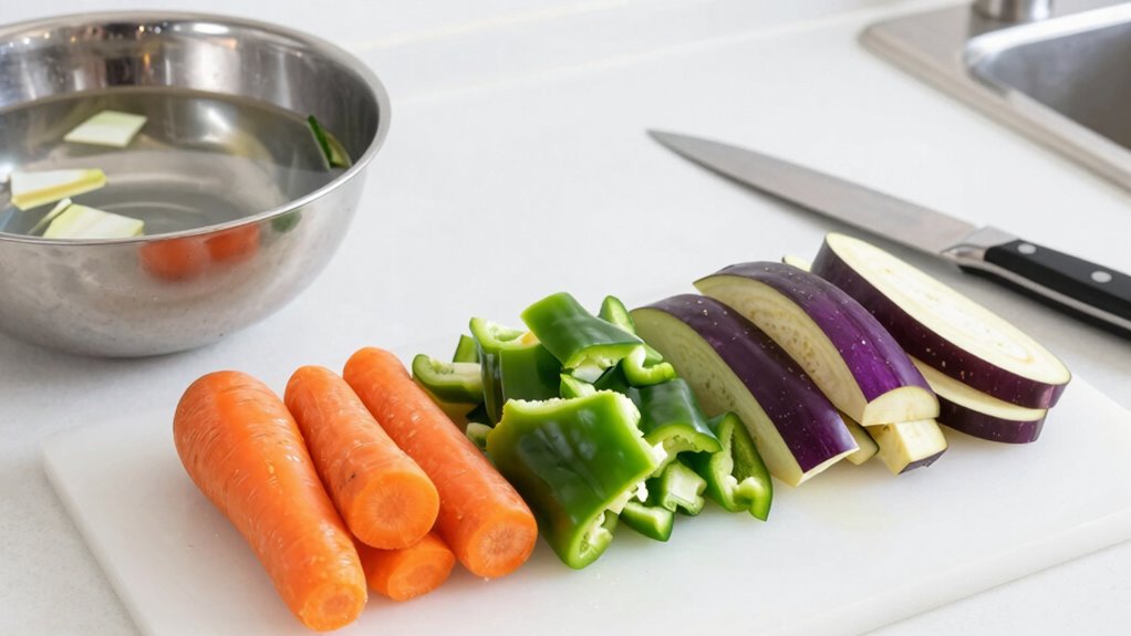 wash peel and cut properly