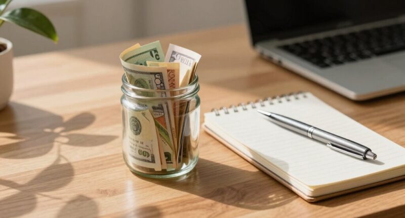 build savings to ease stress