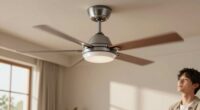 ceiling fans affect temperature