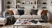 cluttered decorative accessories effect