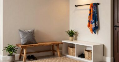 combining storage seating decor