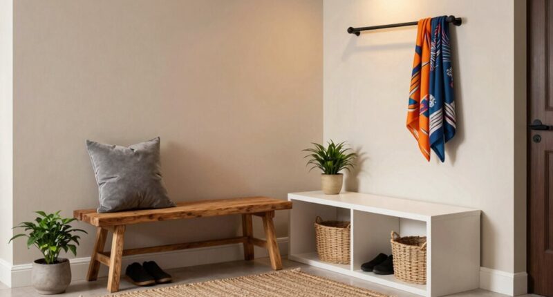 combining storage seating decor