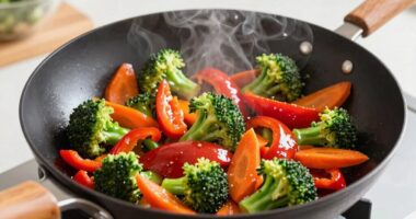 cook ingredients separately quickly