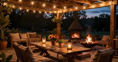 cozy warm inviting lighting