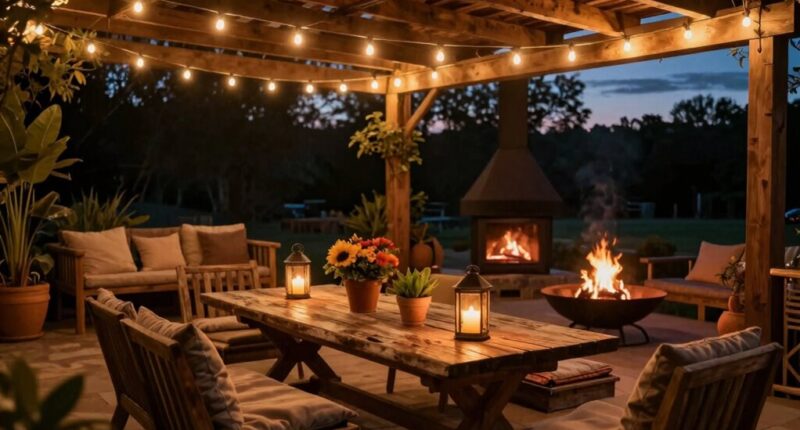cozy warm inviting lighting