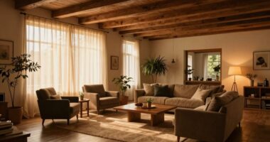 create cozy large spaces