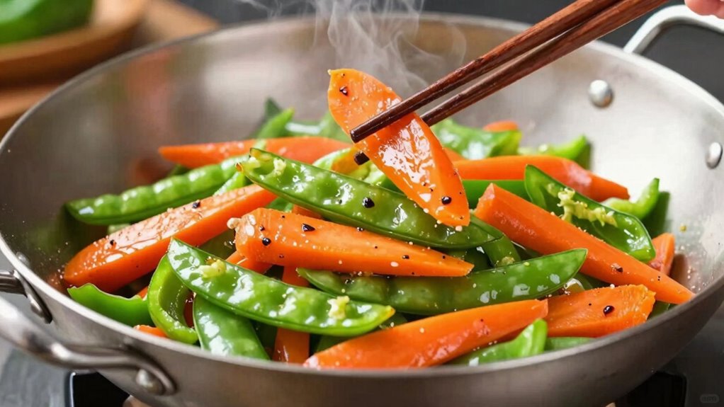 crisp balanced stir fry vegetables