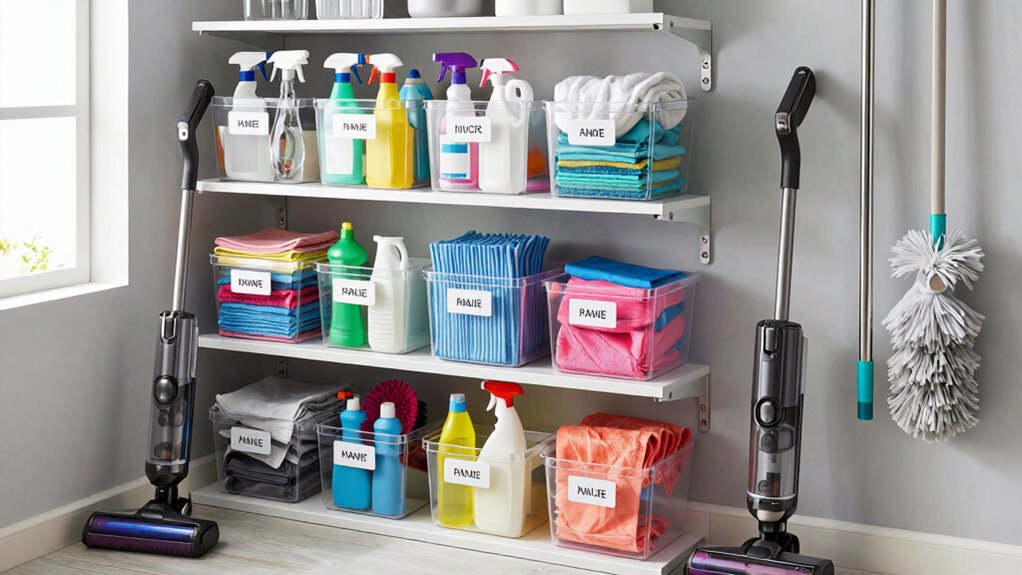 efficient organized cleaning routine