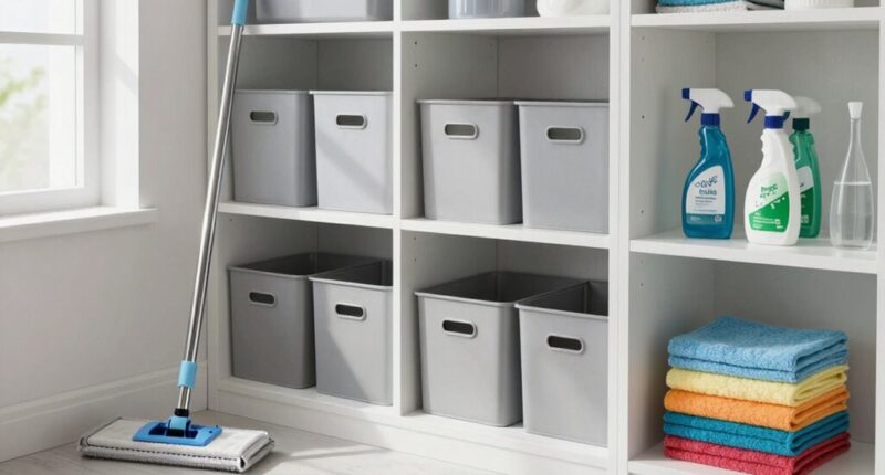 efficient weekly cleaning system