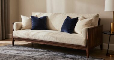 enhance neutral rooms with contrast