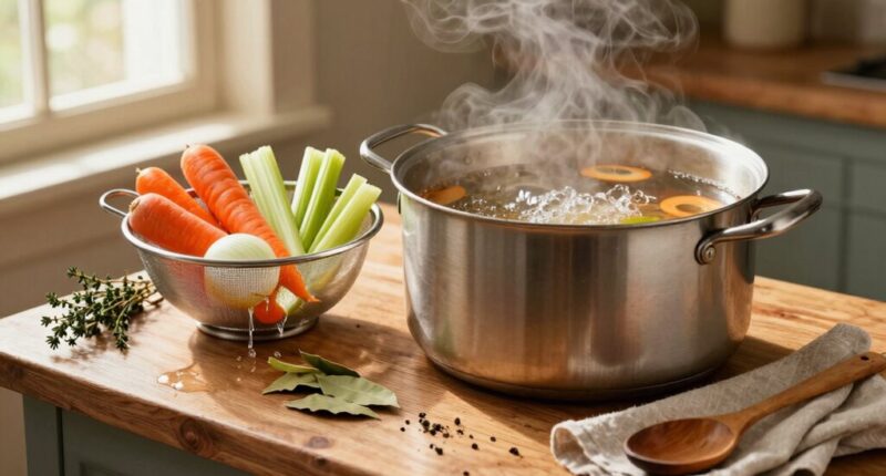 enhancing homemade stock flavor