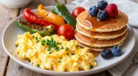 fresh tasting reheated breakfast