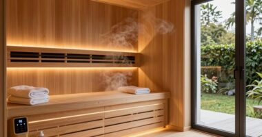 home infrared sauna installation