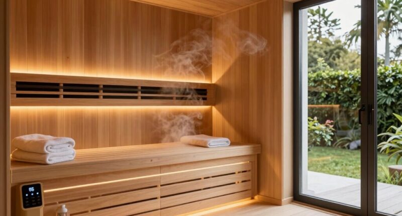 home infrared sauna installation