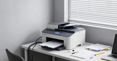 incorrect printer placement causes clutter