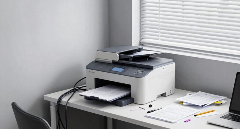 incorrect printer placement causes clutter