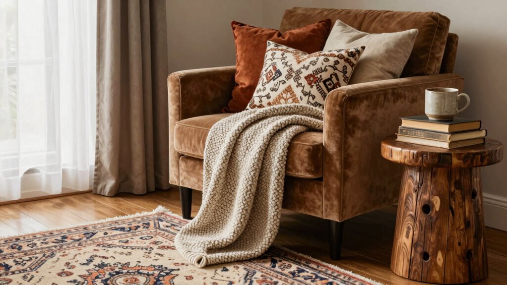 layered textures and colors