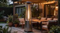 optimal patio heater positioning