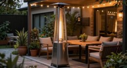 optimal patio heater positioning