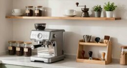 organized coffee tool storage