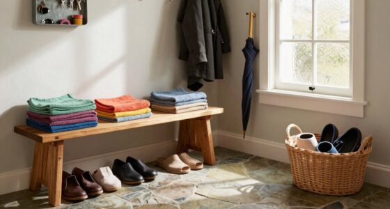 organized entryway storage system