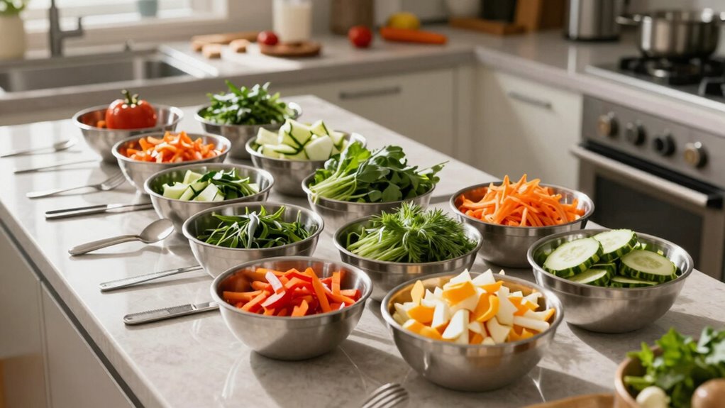 organized prepared confident cooking
