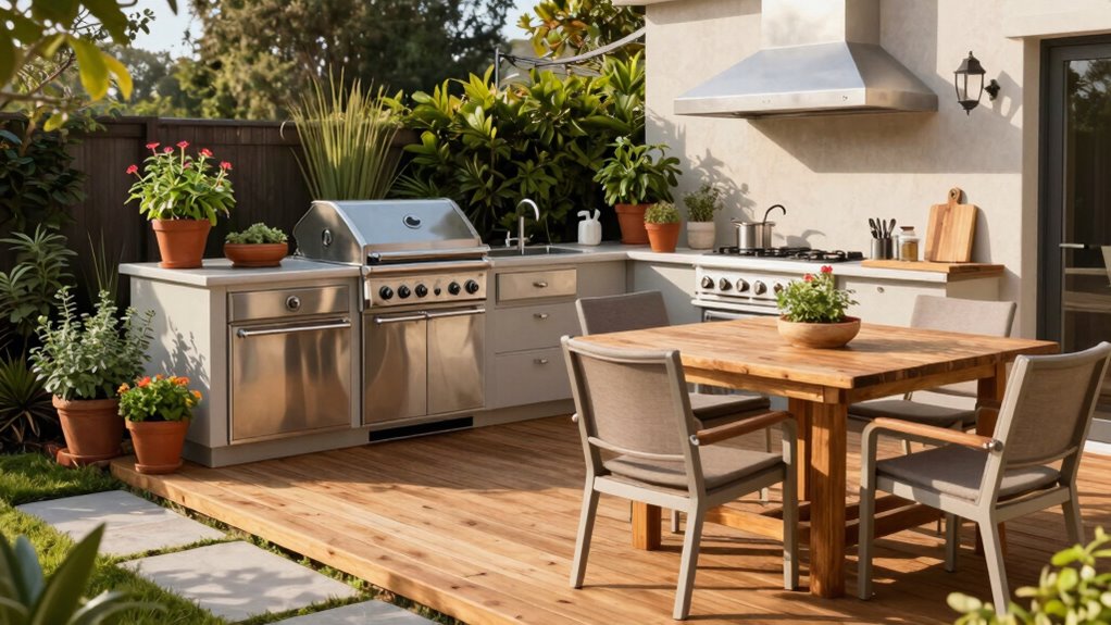 outdoor lighting and storage solutions