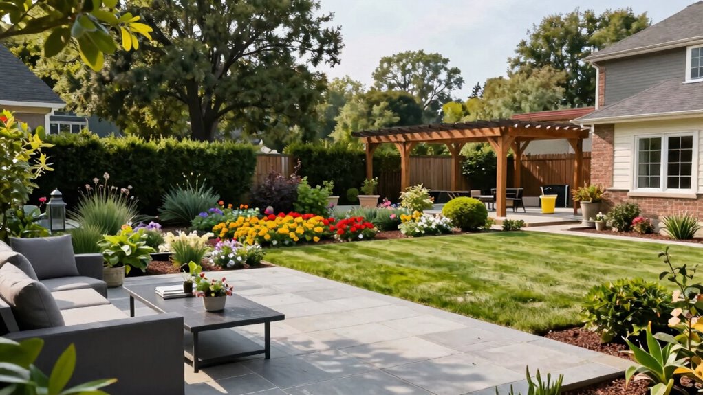 phased outdoor landscape improvement