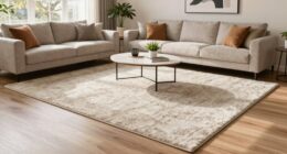 proper rug size placement