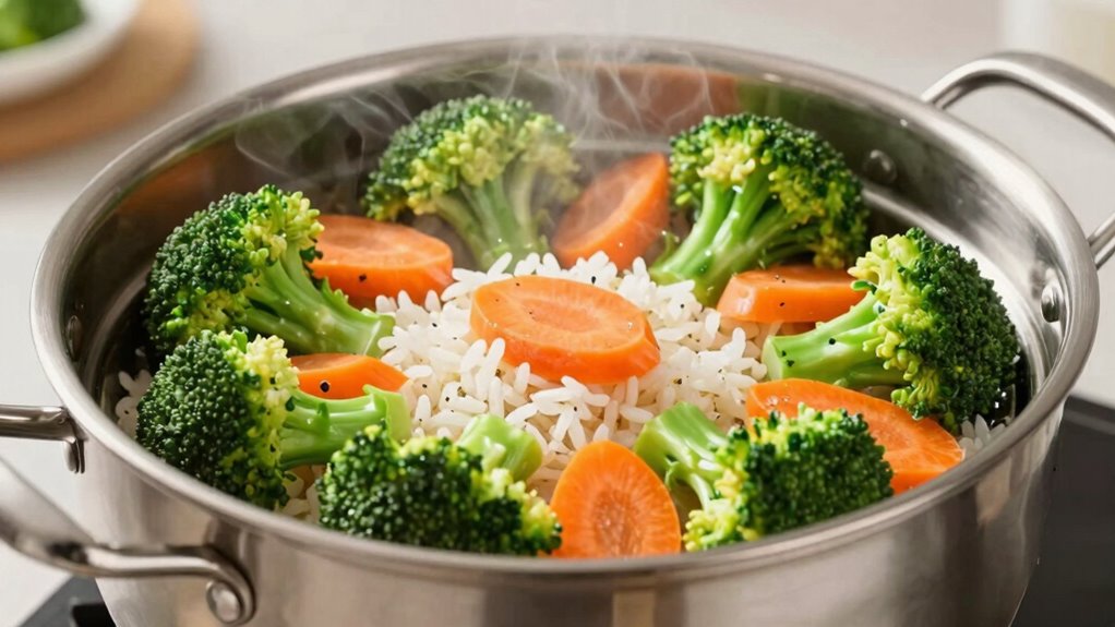 proper steaming preserves nutrients