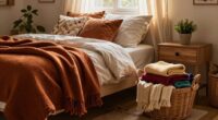 seasonal bedroom organization adjustments