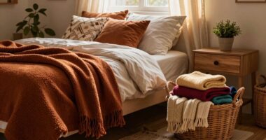 seasonal bedroom organization adjustments