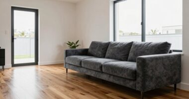 sofa placement enhances traffic