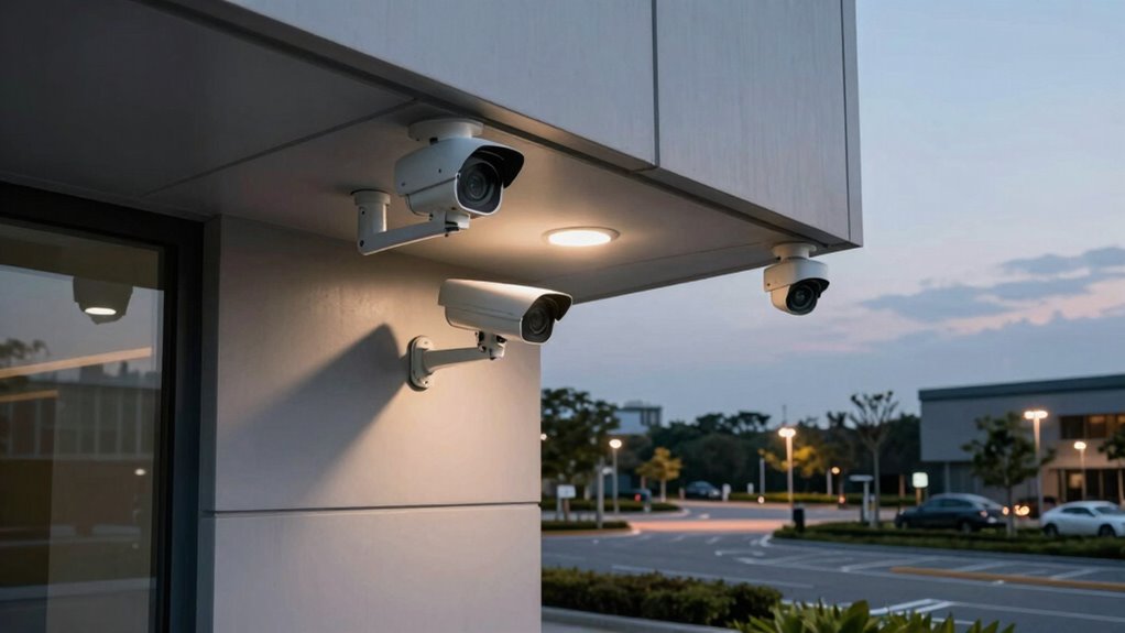 strategic camera placement and lighting
