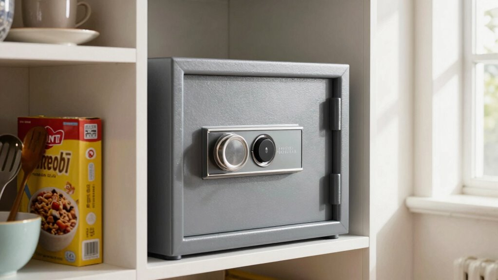strategic discreet safe placement
