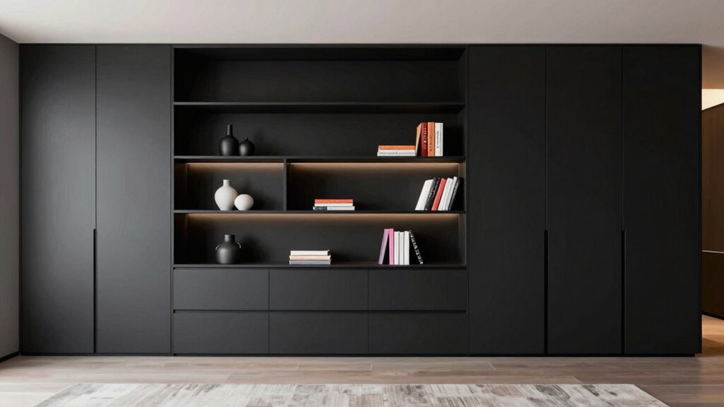 stylish hidden modular storage