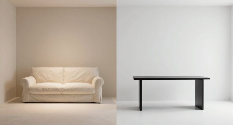 warmth versus stark simplicity