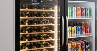 wine storage temperature control