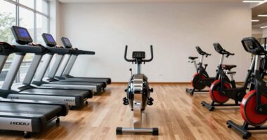 workout equipment footprint comparison