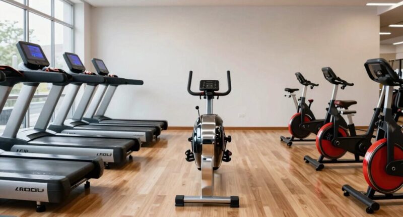 workout equipment footprint comparison