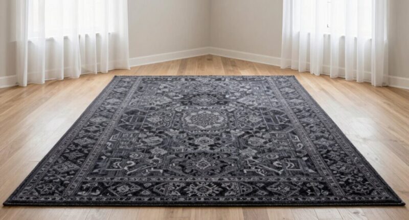 wrong rug size placement