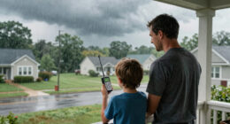 Severe storms traveling across Indiana on Father's Day