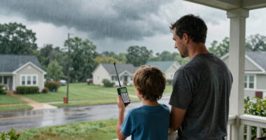 Severe storms traveling across Indiana on Father's Day