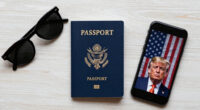 Trump unveils new US 'patriot passports' featuring his image