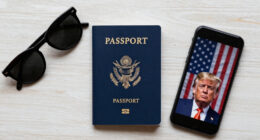 Trump unveils new US 'patriot passports' featuring his image