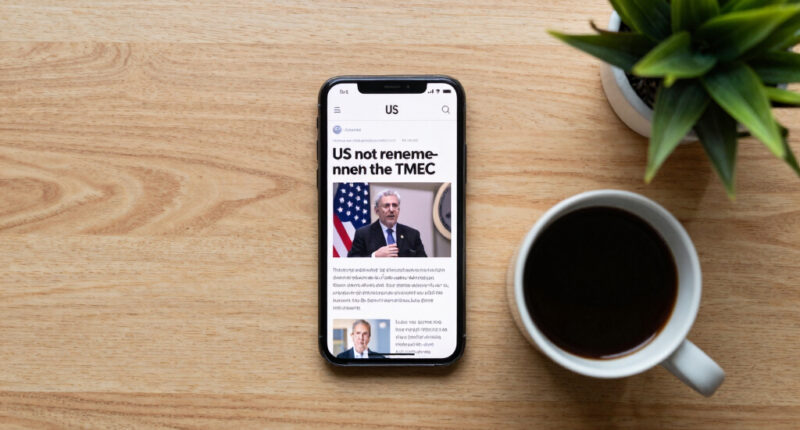 US Will Not Renew USMCA Trade Agreement with Mexico and Canada