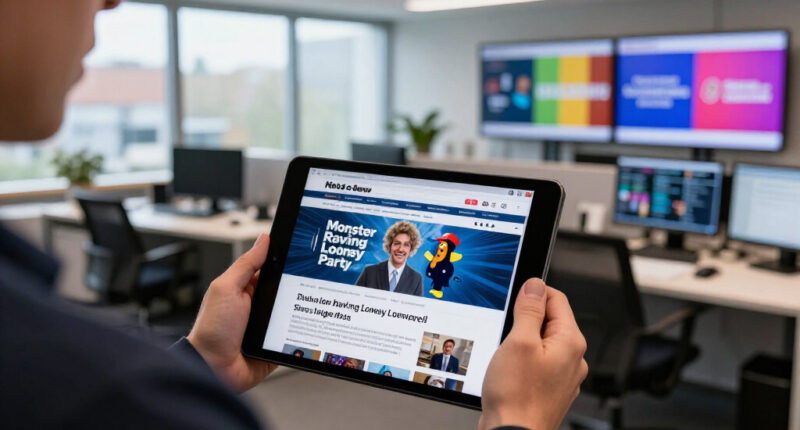 Monster Raving Loony Party Surges In Global Coverage