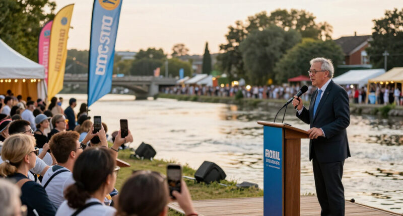 Commissioner Roswall Gives An Opening Address At The 9Th Water Festival